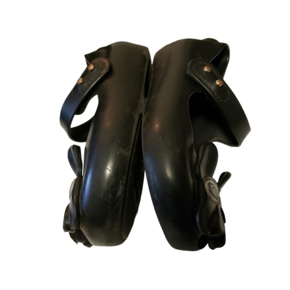 Mini Melissa‎ Frenchie Bulldog Child Shoes Size 8 Black Pre-owned - Picture 7 of 11
